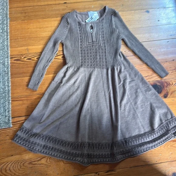 Olive & Oak | Dresses | Brown Sweater Dress By Olive Oak | Poshmark
